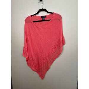 Dialogue‎ Pink Womans Shawl Acrylic Nylon One Size Fits All